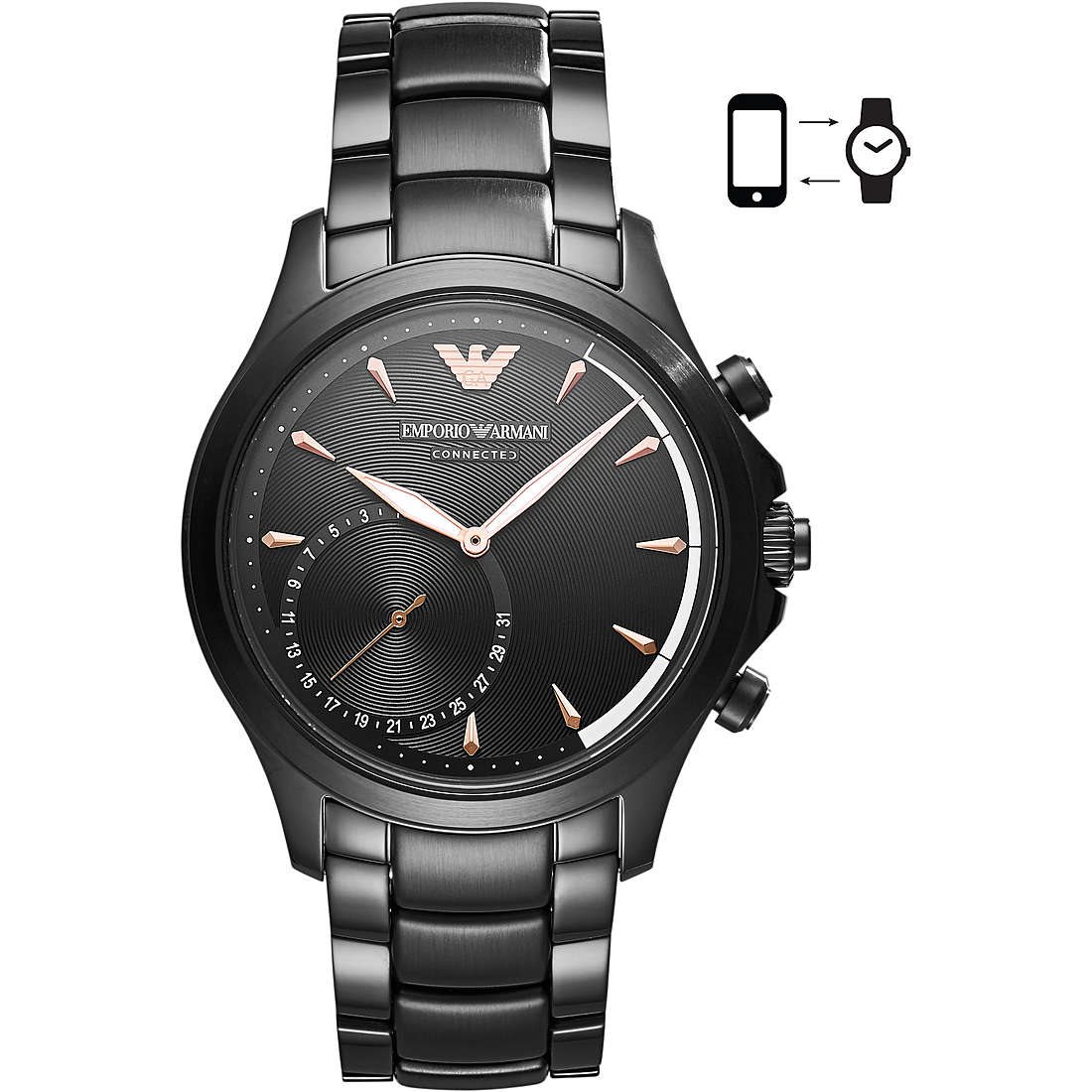 Uomo Emporio Armani Connected Orologi Oiritaly Orologio Al quarzo